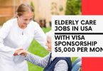 Elderly Care Jobs in USA W