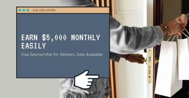 Delivery Job in USA With Visa Sponsorship